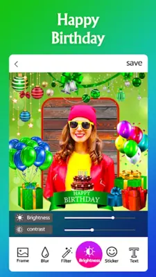 Happy Birthday Photo Frame android App screenshot 6